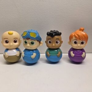 Cocomelon Weebles 4 Pack JJ, YoYo, TomTom, Cody For Toddlers